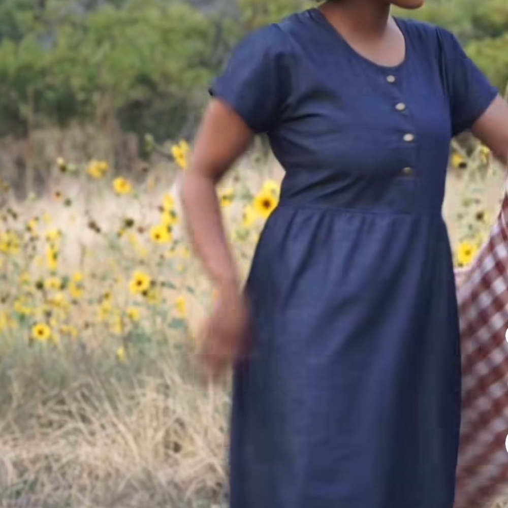 Little Cottonwood denim dress XXXL